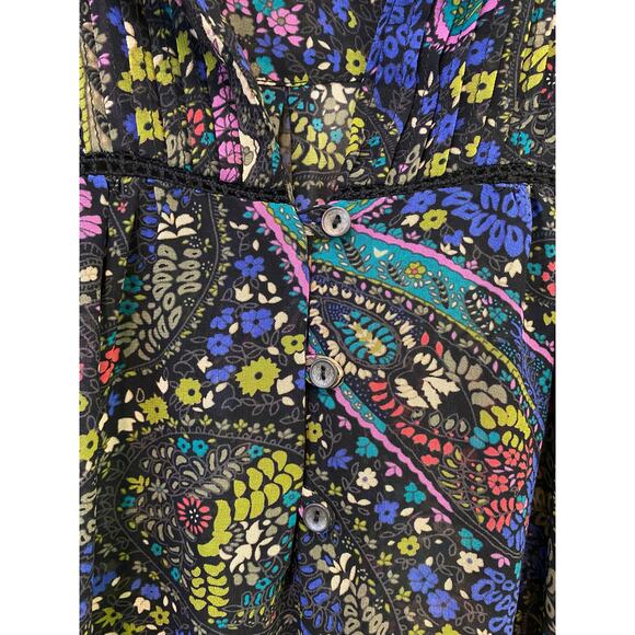 Antrhopologie Dolan T-shirt Olesa Blouse Peasant Top XS - Picture 6 of 8